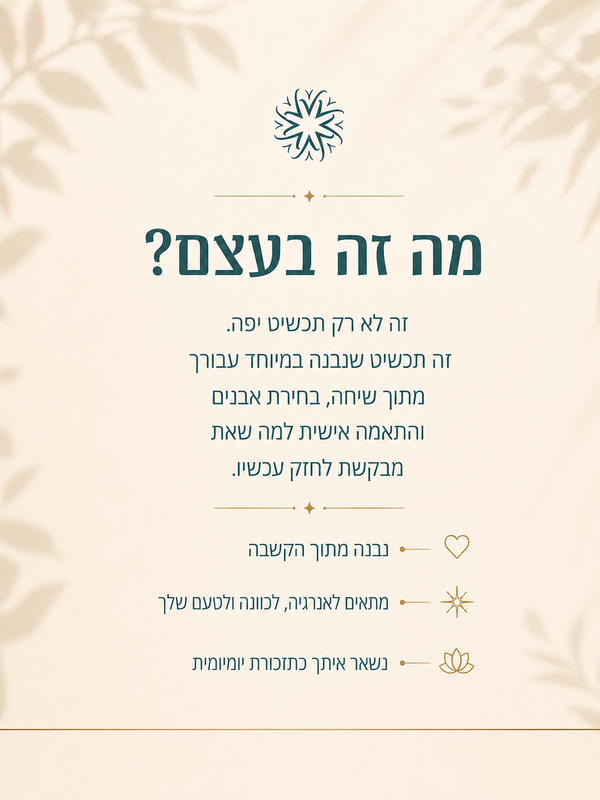 תכשיט אנרגטי בהתאמה אישית