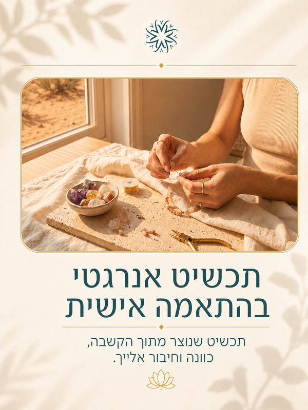 תכשיט אנרגטי בהתאמה אישית