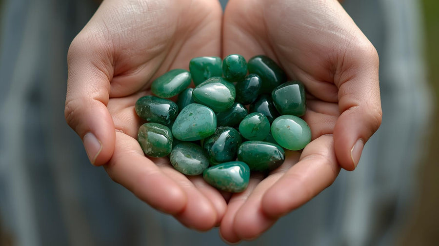 אוונטורין ירוק (Green Aventurine)